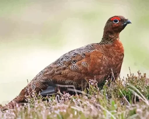 Red Grouse Diamond Painting