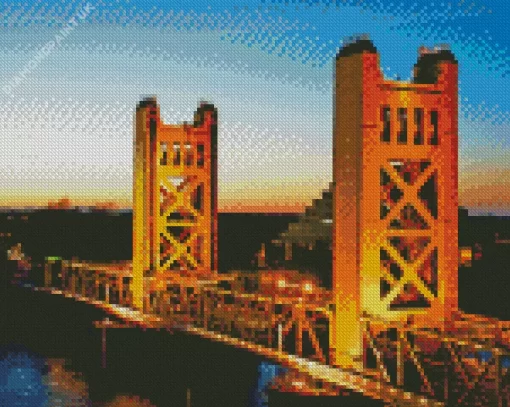 Sacramento Bridge Diamond Painting