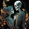 Skeleton Couple Diamond Painting