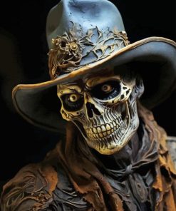 Skeleton Cowboy Diamond Painting