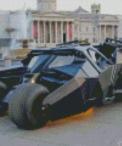 The Batmobile Car Diamond Painting