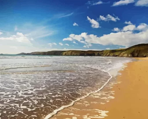 The Newgale Beach Diamond Painting