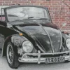 Vintage Black Volkswagen Beetle Diamond Painting