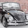 Vintage Black Volkswagen Beetle Diamond Painting