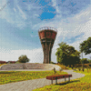 Vukovar Water Tower Diamond Painting