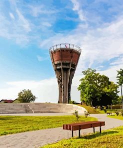 Vukovar Water Tower Diamond Painting