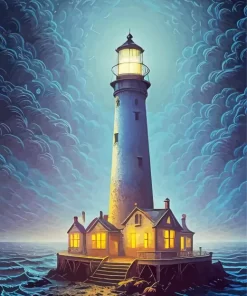 Abandoned Lighthouse Diamond Painting