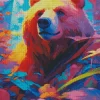 Abstract Bear Diamond Painting