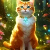 Aesthetic Fantasy Cat Diamond Painting