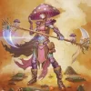 Aesthetic Fungal Warrior Diamond Painting