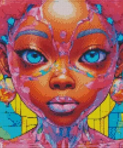 Aesthetic Funky Face Diamond Painting