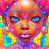 Aesthetic Funky Face Diamond Painting