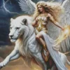 Angel Lion Diamond Painting