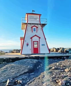 Arisaig Lighthouse Diamond Painting