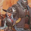 Ashe And Bob Diamond Painting