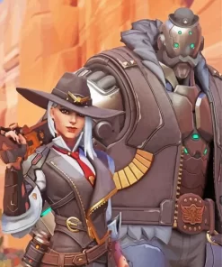 Ashe And Bob Diamond Painting