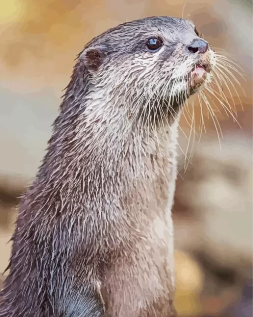 Asian Small Clawed Otter Diamond Painting