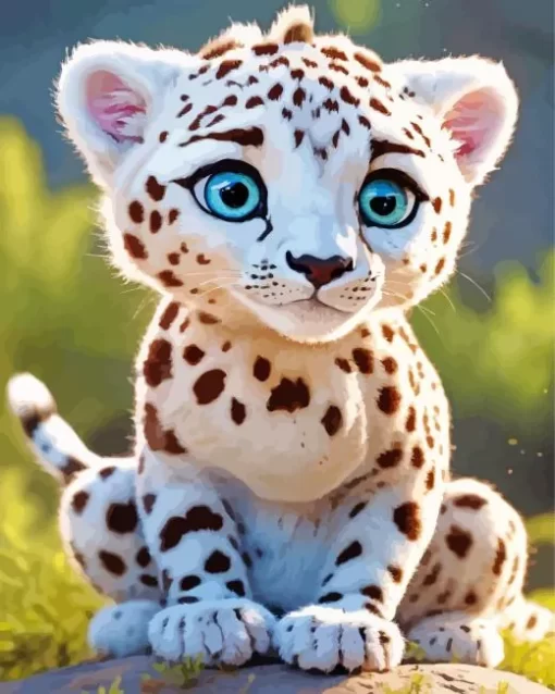 Baby Cheetah Diamond Painting