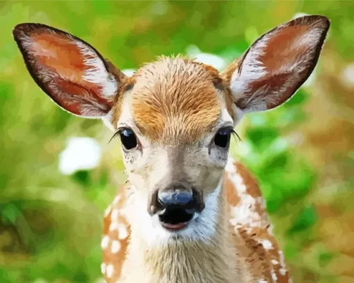 Baby Key Deer Diamond Painting