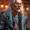 Badass Old Man Diamond Painting