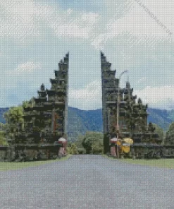 Bali Handara Gate Diamond Painting