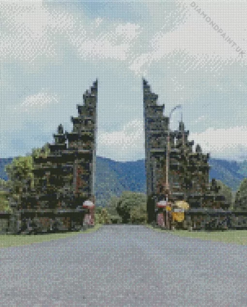 Bali Handara Gate Diamond Painting