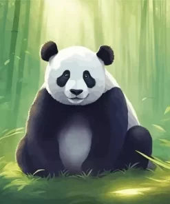 Bamboo Panda Diamond Painting