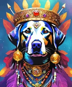 Beagle Hound King Diamond Painting