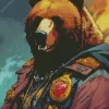 Bear Gangster Diamond Painting