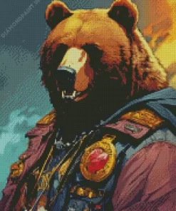 Bear Gangster Diamond Painting