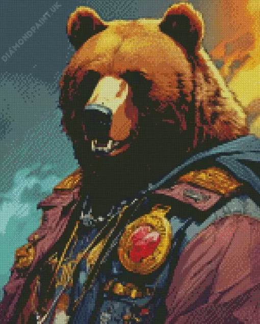 Bear Gangster Diamond Painting