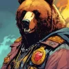 Bear Gangster Diamond Painting