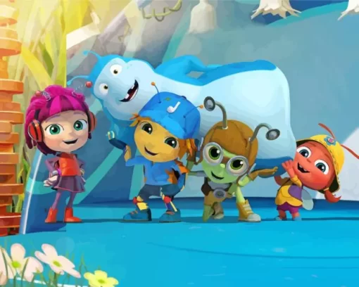 Beat Bugs Animated Serie Diamond Painting