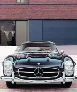 Black Vintage Mercedes Diamond Painting