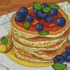 Blackberries Pancake Diamond Painting