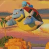 Blastoise And Squirtle Diamond Painting