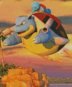 Blastoise And Squirtle Diamond Painting