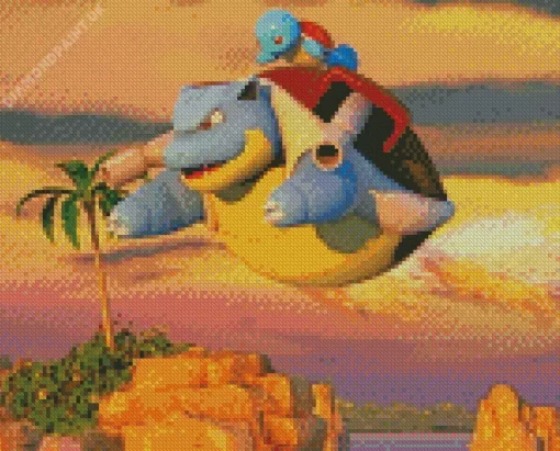 Blastoise And Squirtle Diamond Painting