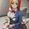 Bleach Ichigo Girlfriend Orihime Inoue Diamond Painting