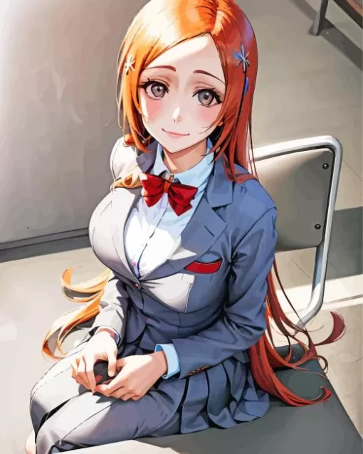 Bleach Ichigo Girlfriend Orihime Inoue Diamond Painting