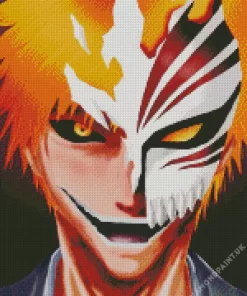 Bleach Ichigo Half Hollow Diamond Painting