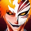 Bleach Ichigo Half Hollow Diamond Painting