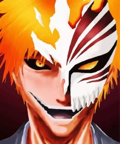 Bleach Ichigo Half Hollow Diamond Painting