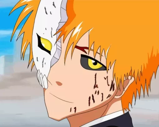 Bleach Ichigo Half Hollow Art Diamond Painting