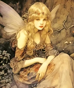 Blond Fairy Diamond Painting