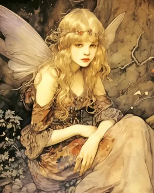 Blond Fairy Diamond Painting