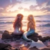 Blond Mermaids Diamond Painting