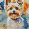 Blond Morkie Art Diamond Painting