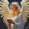 Blonde Angel Diamond Painting