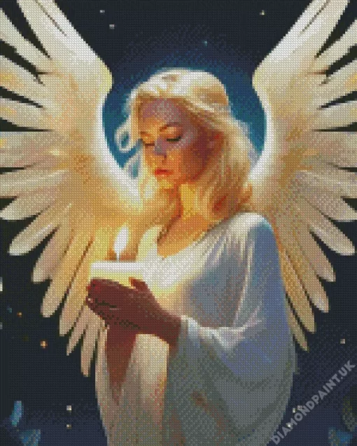 Blonde Angel Diamond Painting